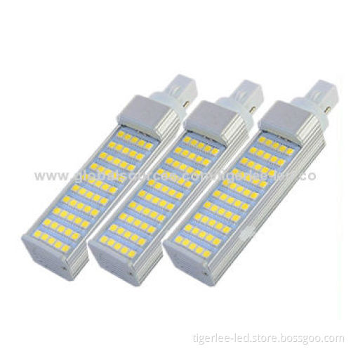 9W power/G24/LED lamp with SMD 5050 chip, 85 to 265V AC, 1000lm luminous flux